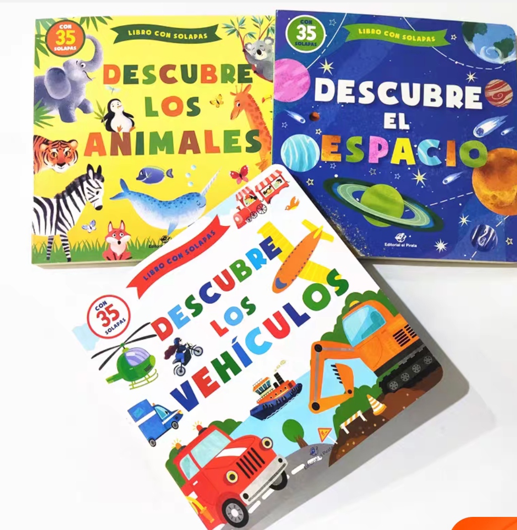 Kids Early Education Books - Aleatório 2 livros pai criança crianças