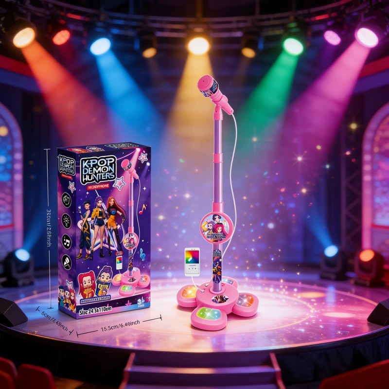Kids Education Things - Microfone e Guitarra de Karaokê Infantil