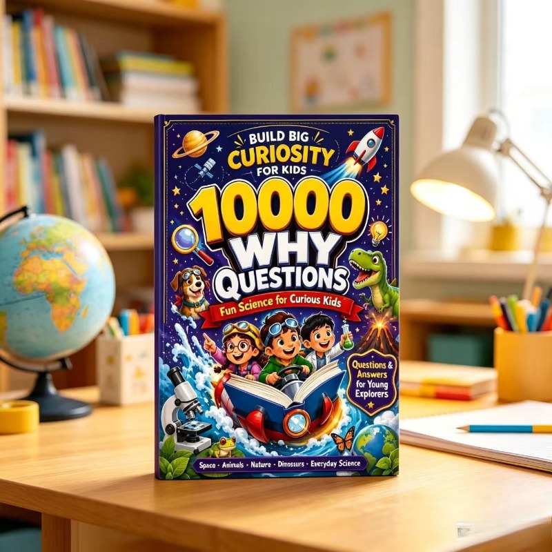 Kids Education Questions - Livro Educacional Infantil 10.000 Perguntas, Enciclopédia