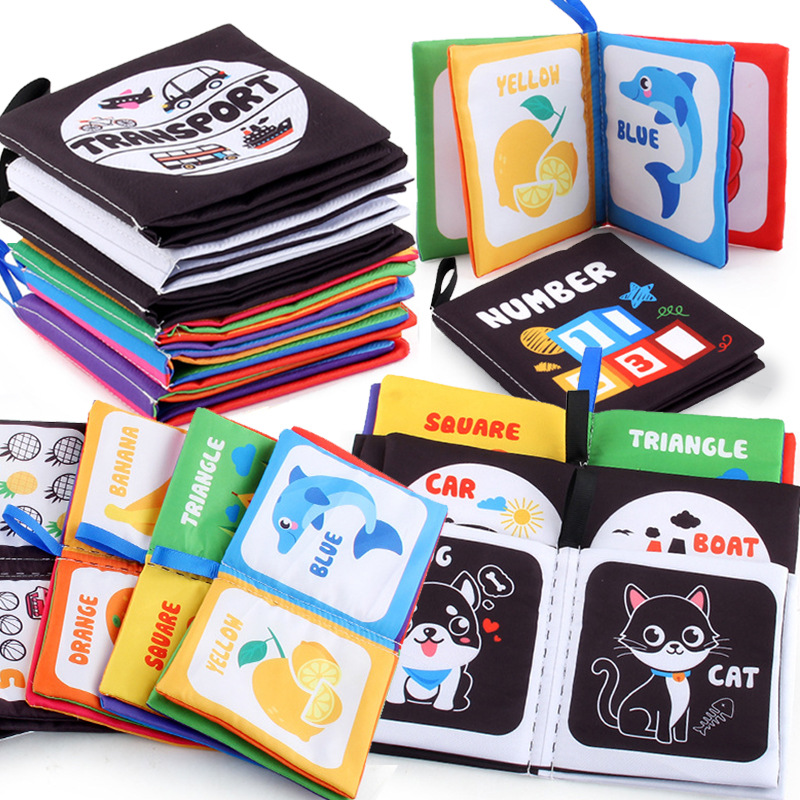 Kids Early Education Books - Livro de pano de bebê para