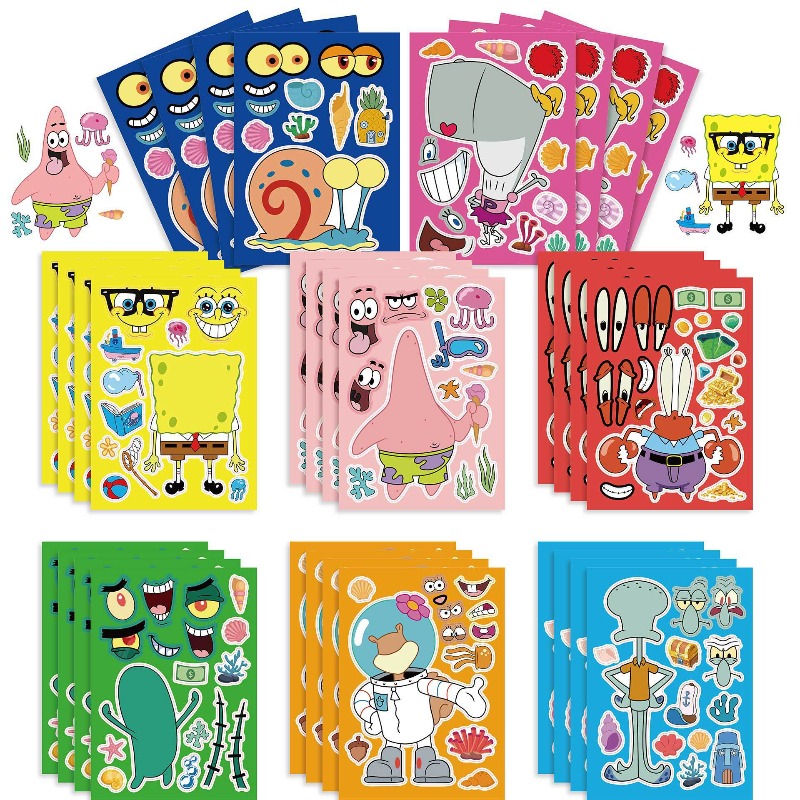 Kids Education Things - Quebra-Cabeça Interativo Educacional do Bob Esponja,