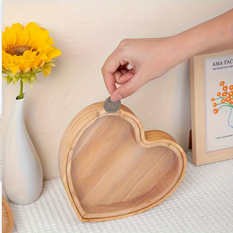 Kids Education Savings - Cofrinho de letras de madeira para