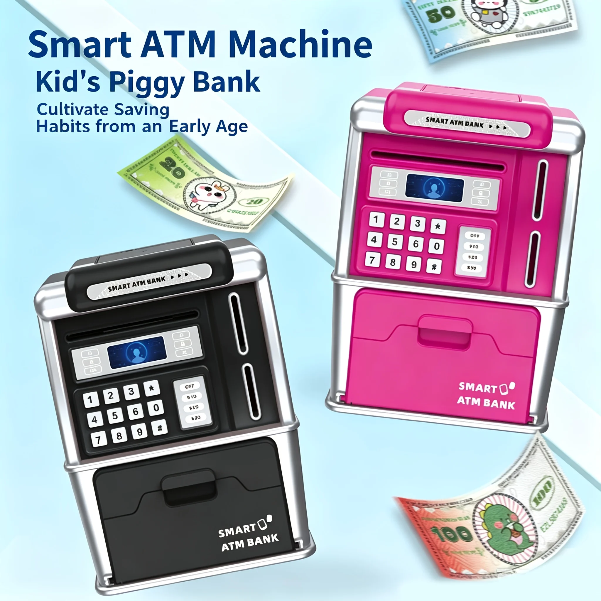 Kids Education Savings - Cofrinho Inteligente ATM, Enrolamento Automático de