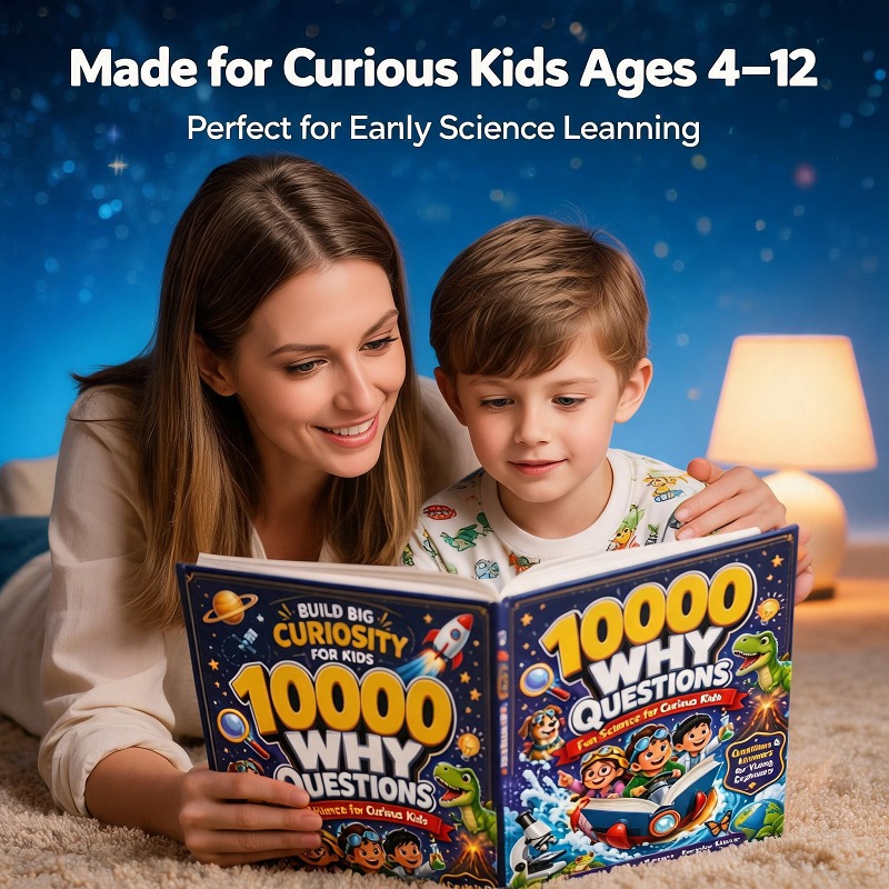 Kids Education Book - 10000 Por Que? - Livro de