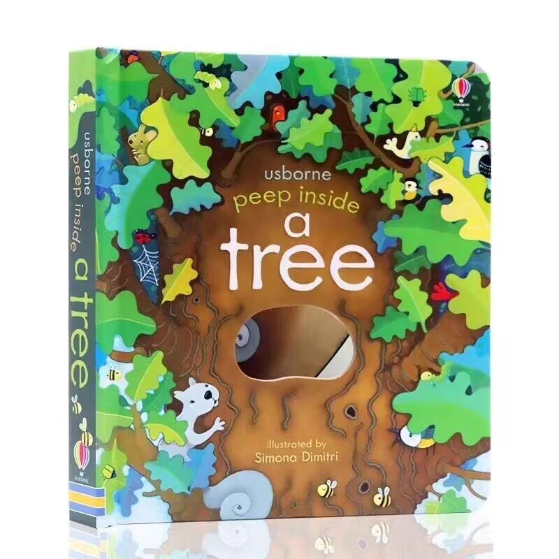 Kids Early Education Books - Usborne Peep Inside A Tree Livro