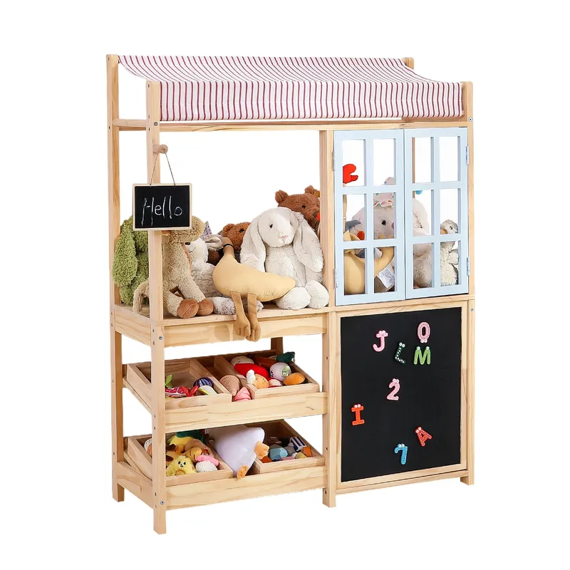 Montessori Shelf Toy - Estante de Armazenamento de Brinquedos para