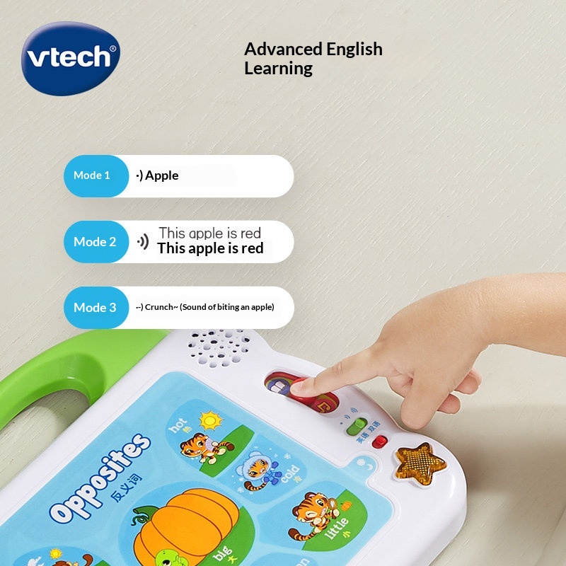 Livro de Áudio Vtech English E - Kids Education Words avaliação e preço