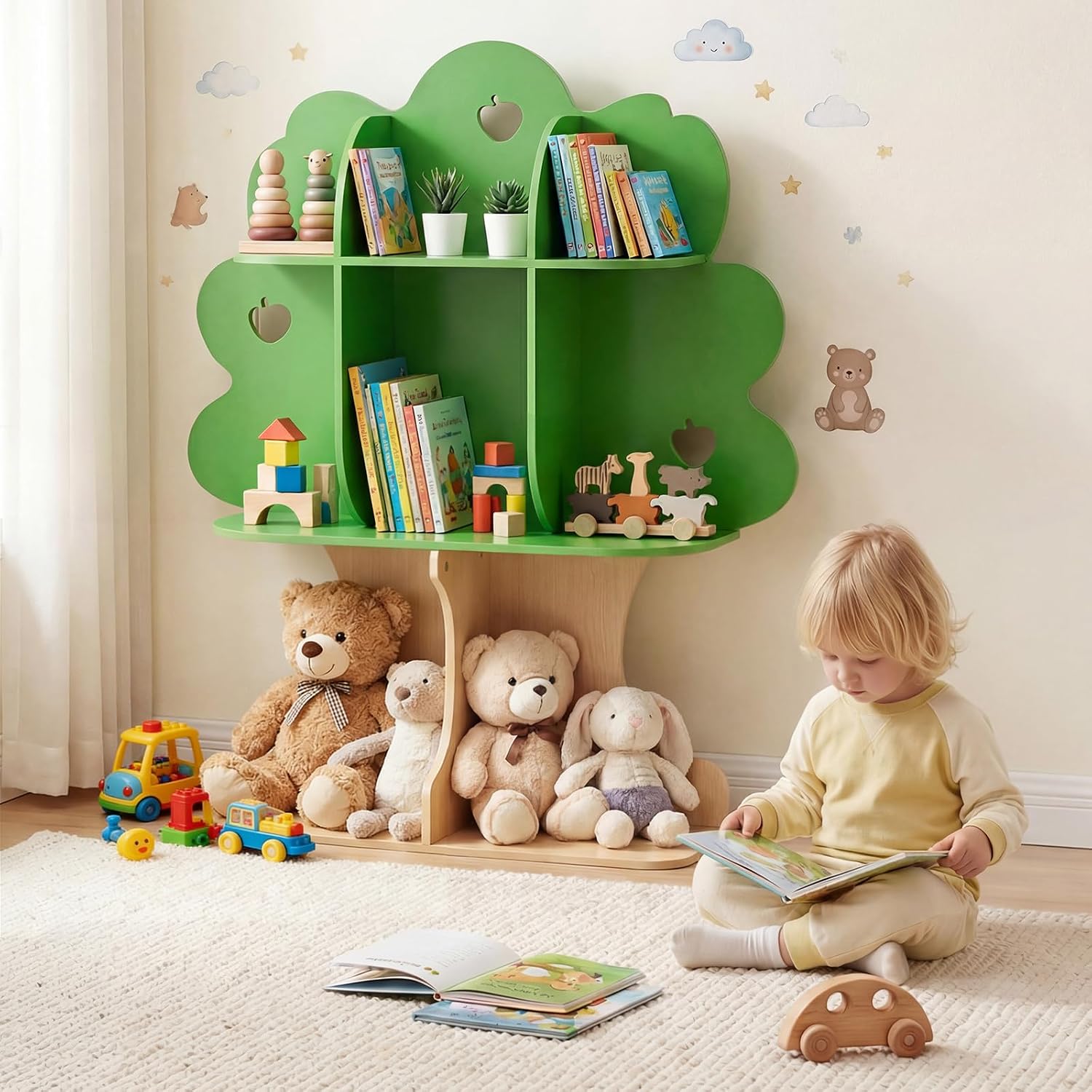 Estante de Livros Infantil em  - Montessori Shelf Toy avaliação e preço