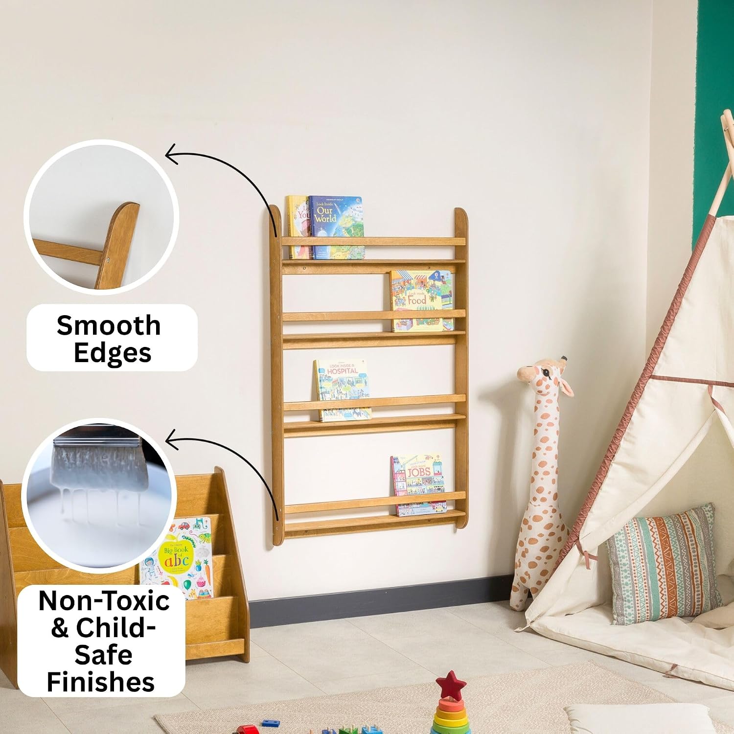 Estante de Parede Montessori p - Montessori Shelf Toy avaliação e preço