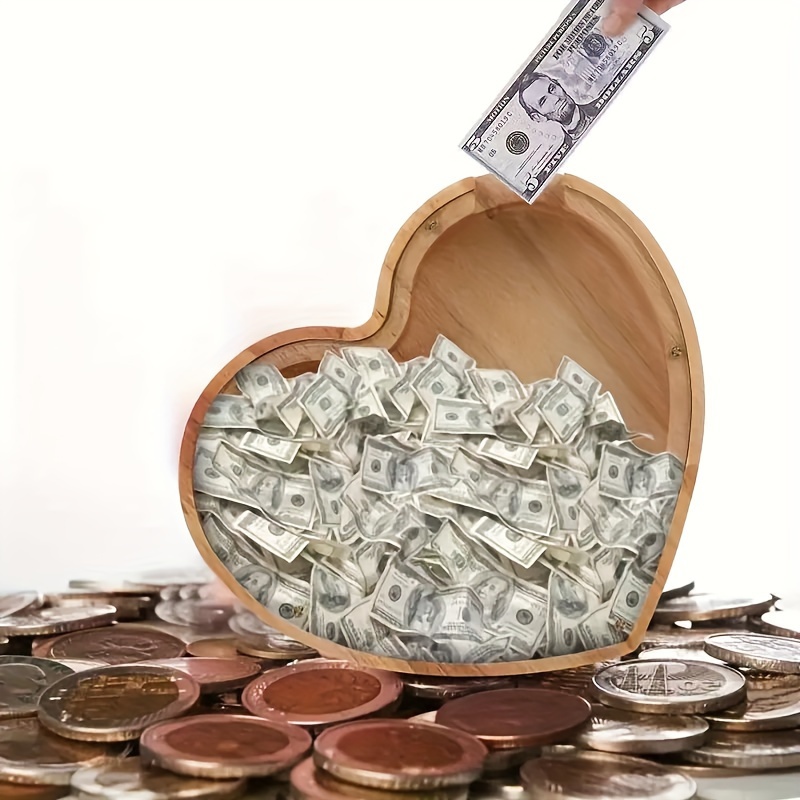 Cofrinho de letras de madeira  - Kids Education Savings avaliação e preço