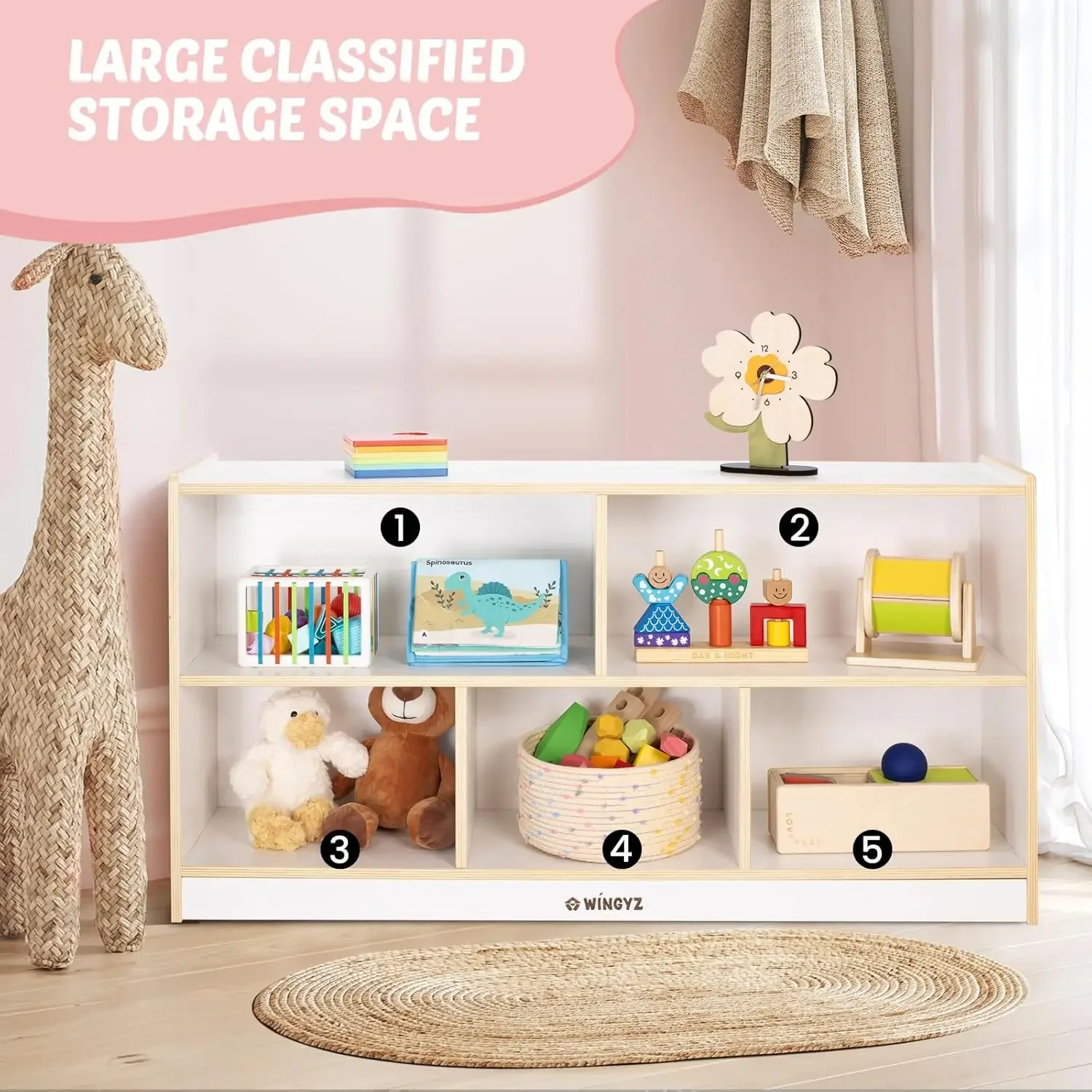 Organizador de Brinquedos para - Montessori Shelf Toy avaliação e preço