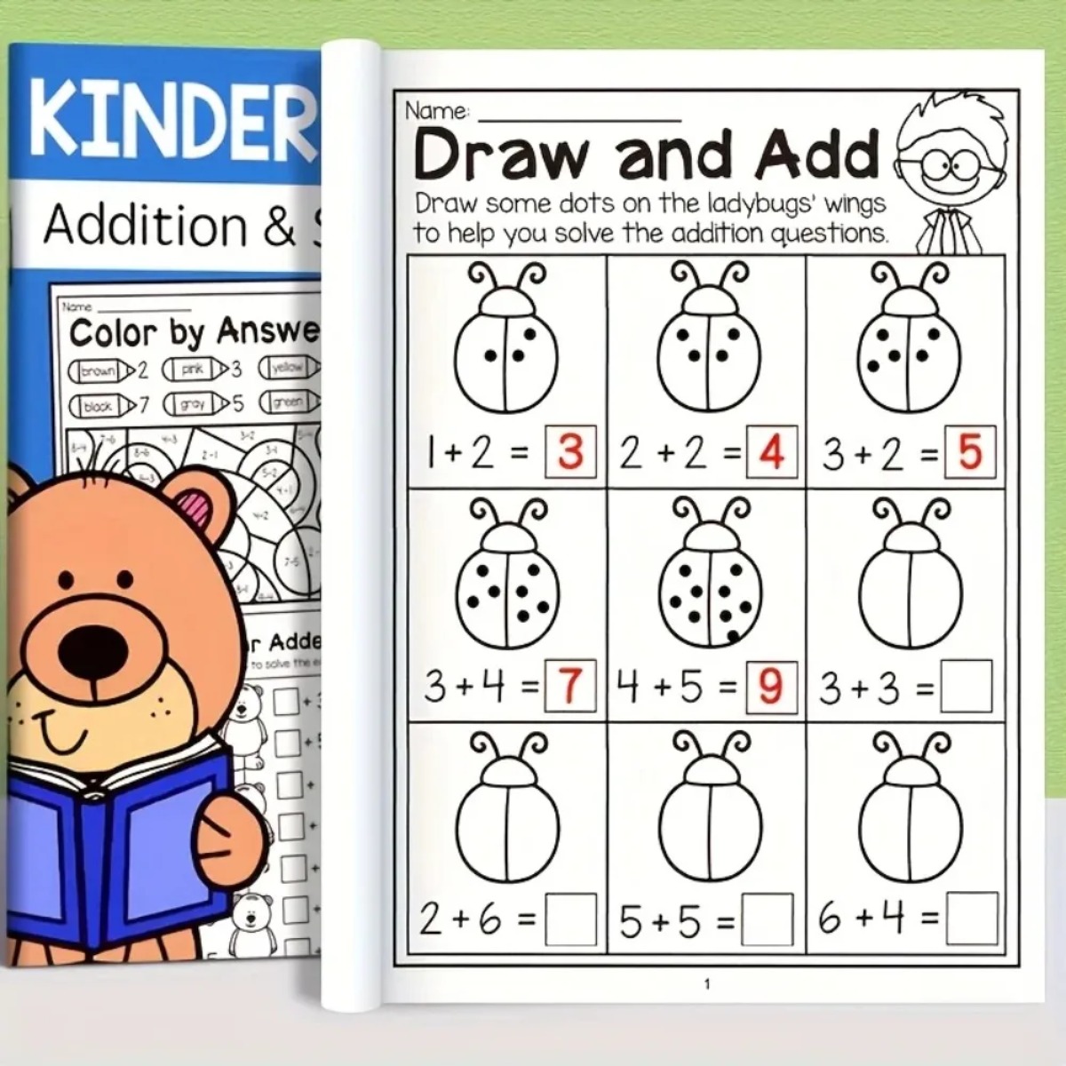Cadernos de Adição e Subtração - Kids Education Worksheet avaliação e preço