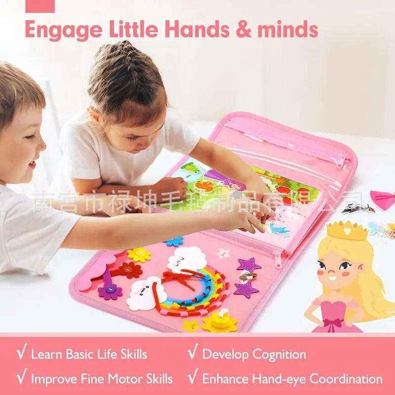 Princess Montessori Felt Busy  - Kids Education Story avaliação e preço