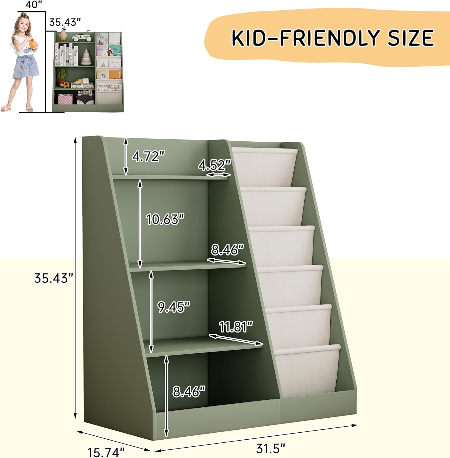 Estante de Livros e Organizado - Montessori Shelf Toy avaliação e preço